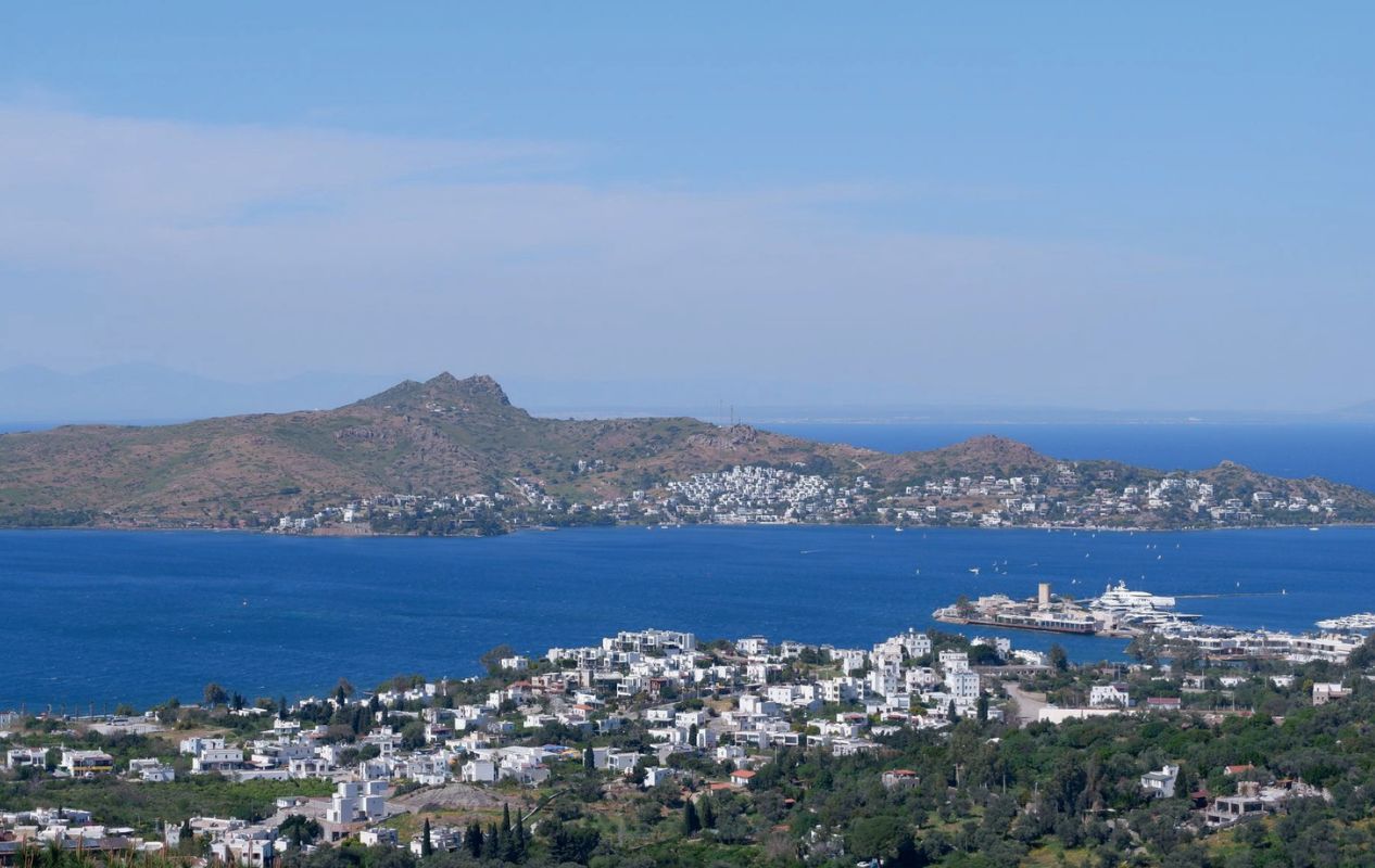 Furnished 1+1 Flat for Sale with Nature and Sea Views in Yalıkavak